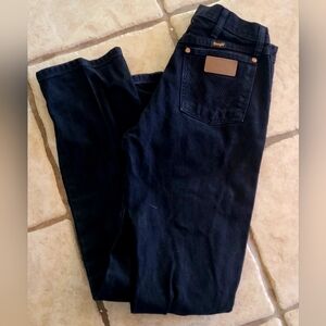 Black vintage Wrangler jeans western Rodeo 31x34